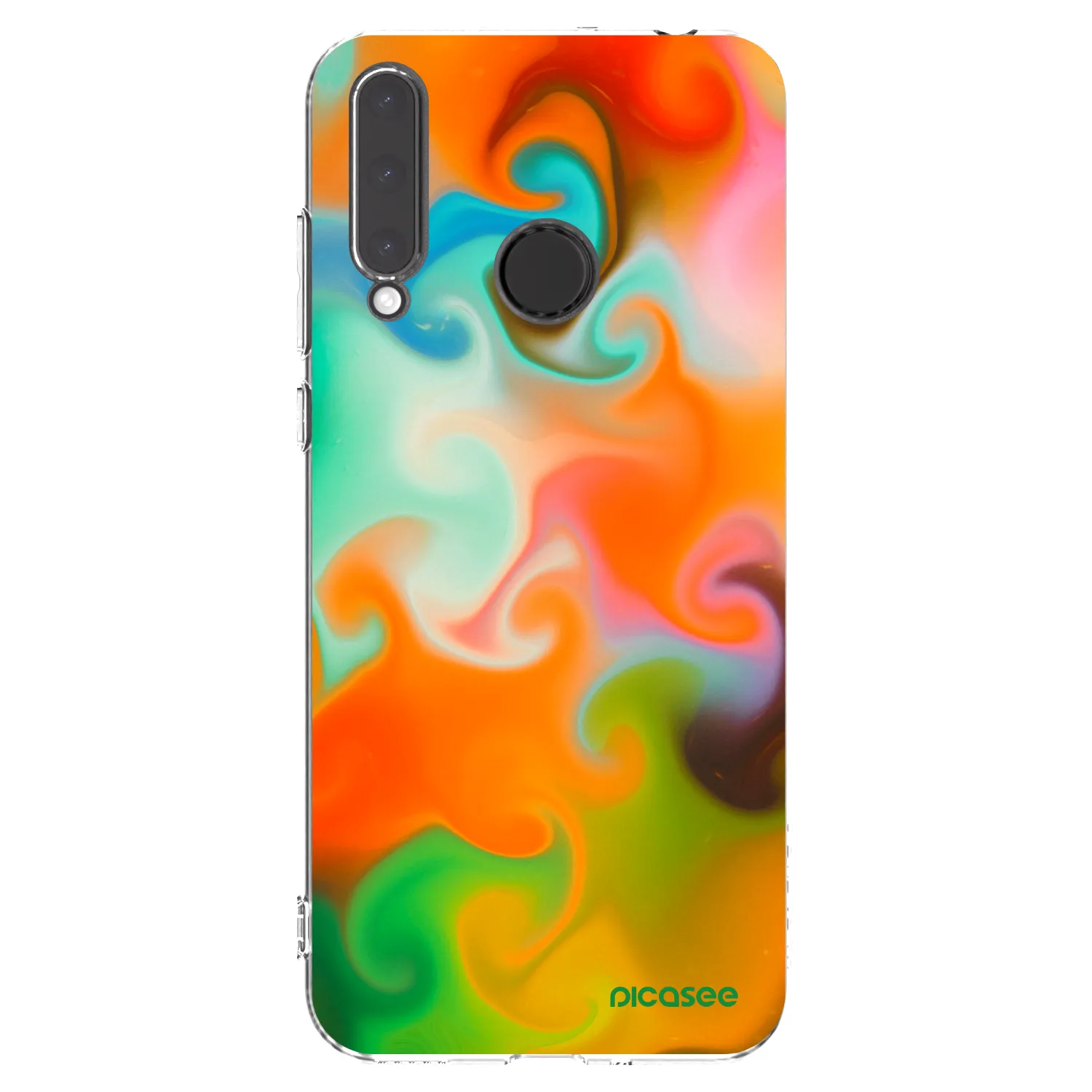 Picasee διαφανής θήκη σιλικόνης Honor 20 Lite - Juice