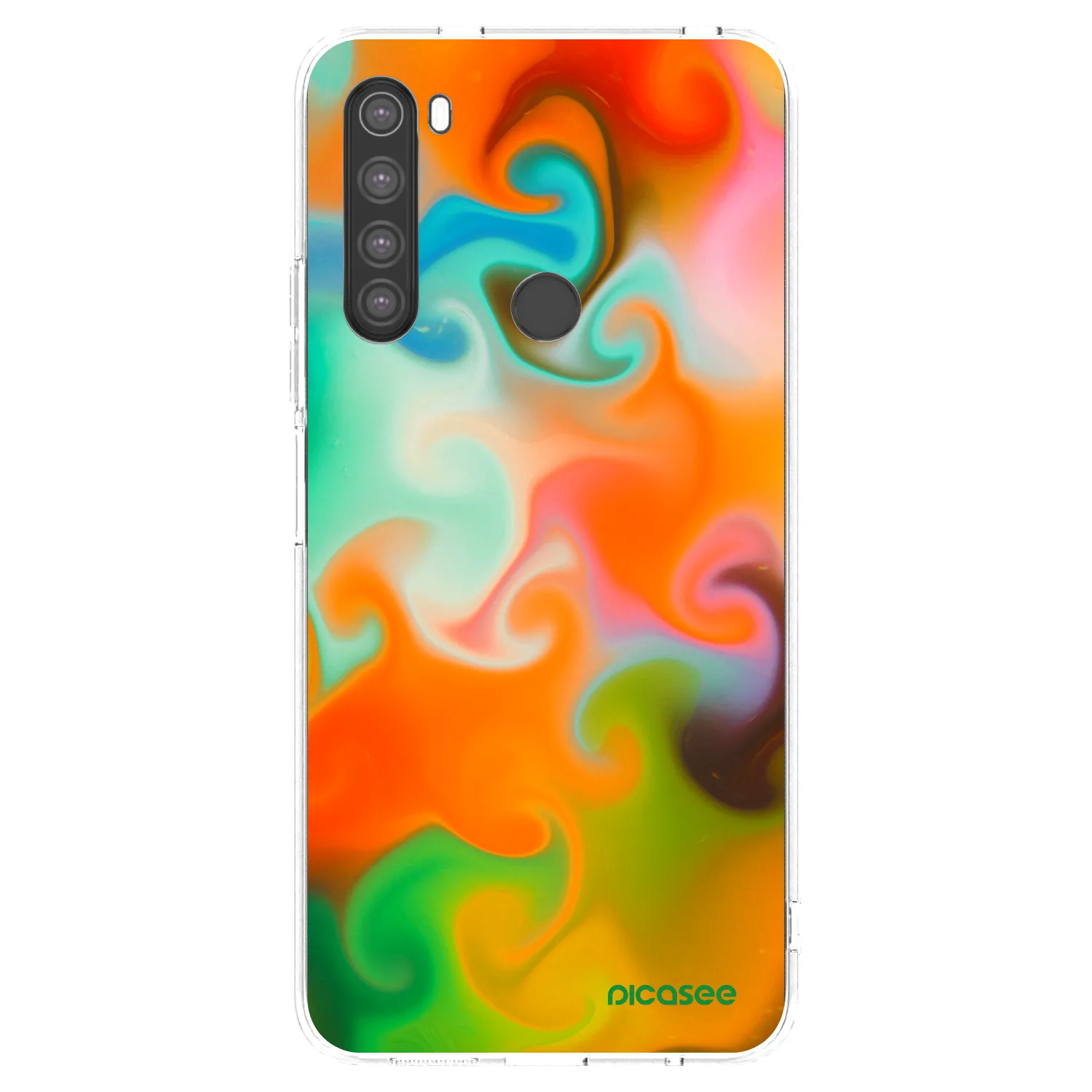 Picasee διαφανής θήκη σιλικόνης Xiaomi Redmi Note 8 - Juice