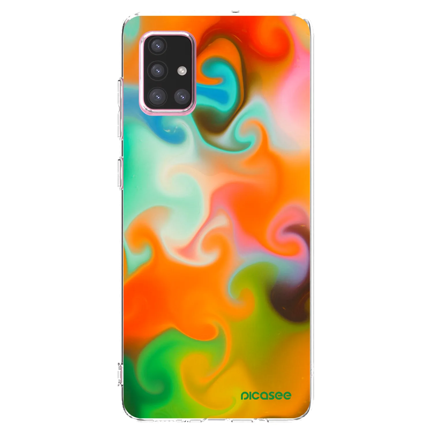 Picasee διαφανής θήκη σιλικόνης Samsung Galaxy A71 A715F - Juice