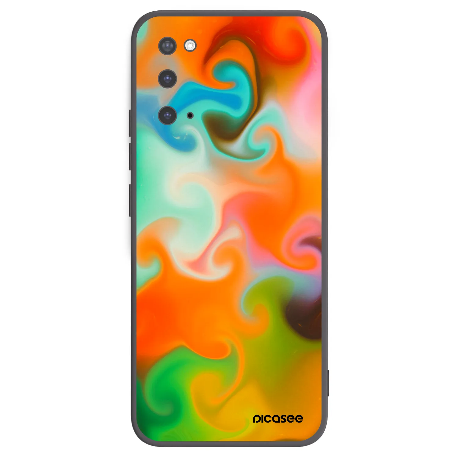Picasee Μαύρη θήκη σιλικόνης για Samsung Galaxy S20 G980F - Juice