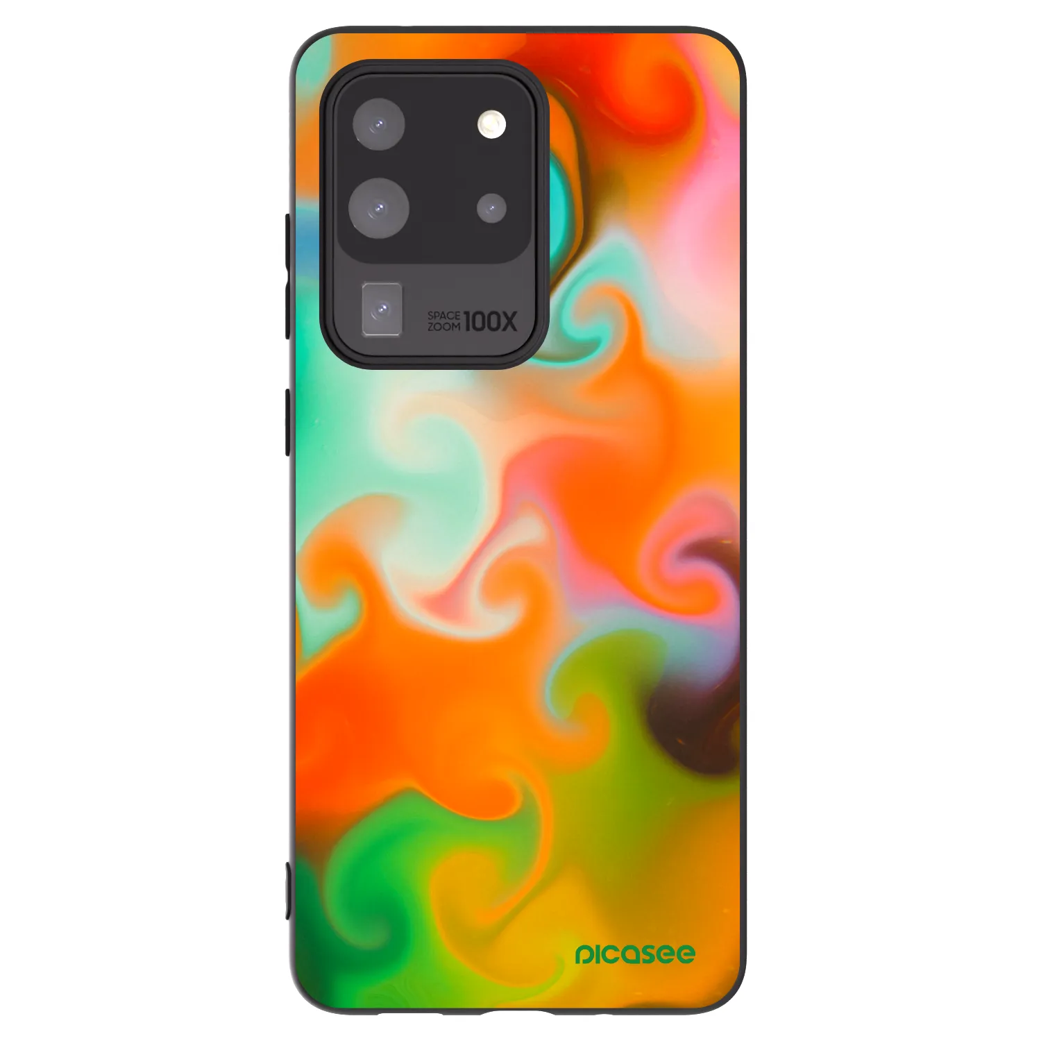 Picasee Μαύρη θήκη σιλικόνης για Samsung Galaxy S20 Ultra 5G G988F - Juice