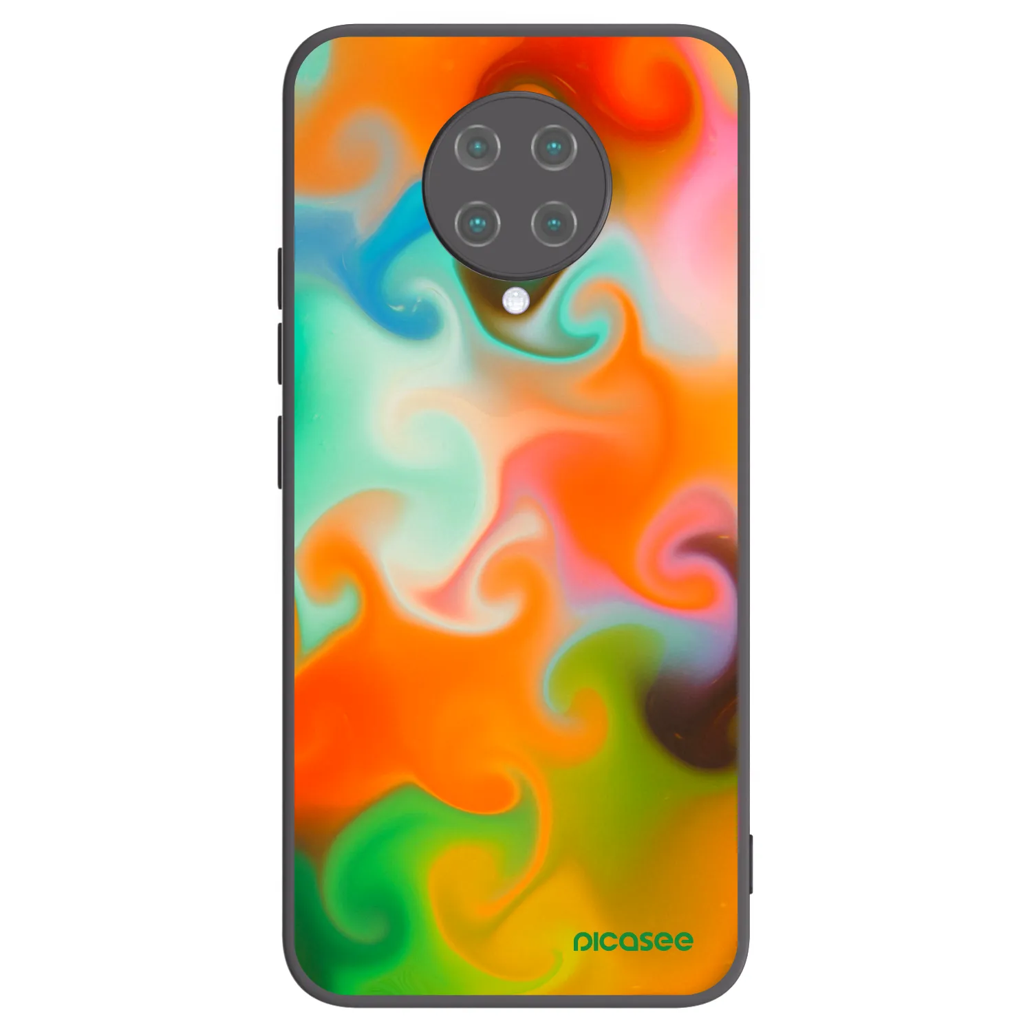 Picasee Μαύρη θήκη σιλικόνης για Xiaomi Poco F2 Pro - Juice