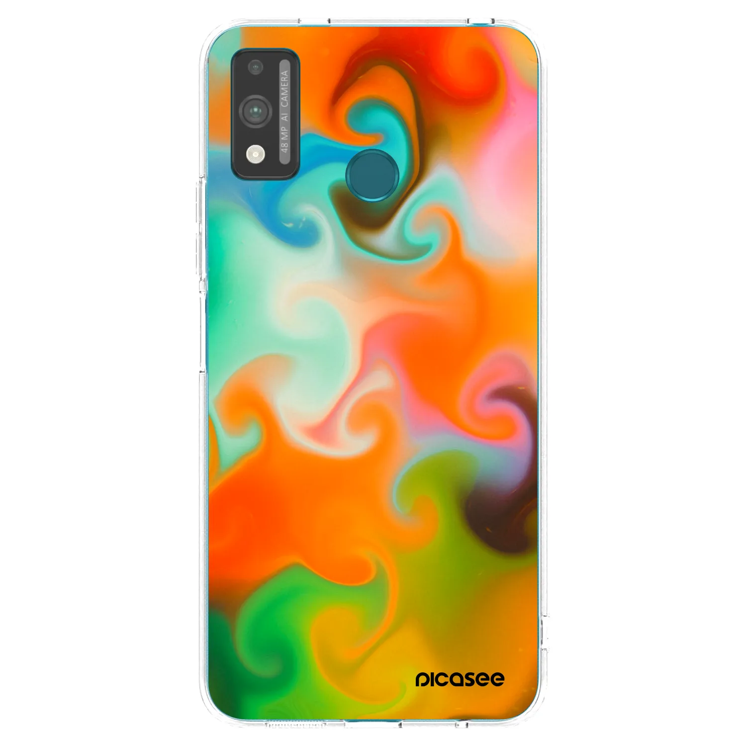 Picasee διαφανής θήκη σιλικόνης Honor 9X Lite - Juice
