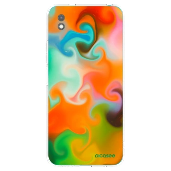Picasee Μαύρη θήκη σιλικόνης για Xiaomi Redmi 9A - Juice