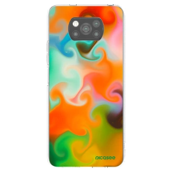 Picasee Μαύρη θήκη σιλικόνης για Xiaomi Poco X3 - Juice