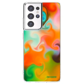 Picasee διαφανής θήκη σιλικόνης Samsung Galaxy S21 Ultra 5G G998B - Juice