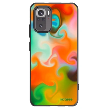 Picasee Μαύρη θήκη σιλικόνης για Xiaomi Redmi Note 10S - Juice