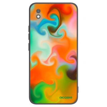 Picasee Μαύρη θήκη σιλικόνης για Xiaomi Redmi 9AT - Juice