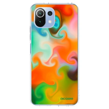 Picasee διαφανής θήκη σιλικόνης Xiaomi Mi 11 Lite - Juice