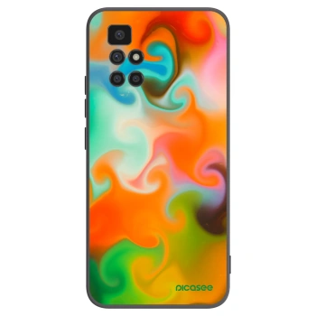 Picasee Μαύρη θήκη σιλικόνης για Xiaomi Redmi 10 - Juice