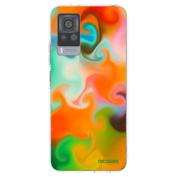 Picasee διαφανής θήκη σιλικόνης Vivo X60 Pro 5G - Juice