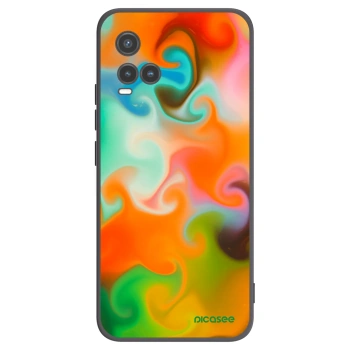 Picasee Μαύρη θήκη σιλικόνης για Vivo Y33s - Juice