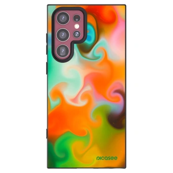 Picasee Μαύρη θήκη σιλικόνης για Samsung Galaxy S22 Ultra 5G - Juice