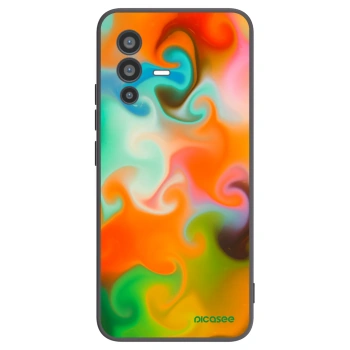 Picasee Μαύρη θήκη σιλικόνης για Vivo V23 5G - Juice