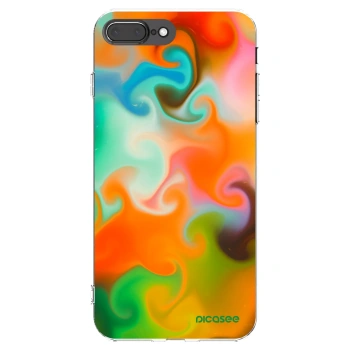 Picasee διαφανής θήκη σιλικόνης Apple iPhone 8 Plus - Juice