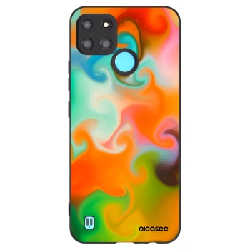 Picasee Μαύρη θήκη σιλικόνης για Realme C21Y - Juice