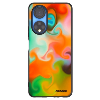 Picasee Μαύρη θήκη σιλικόνης για Honor X7 - Juice