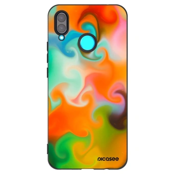 Picasee Μαύρη θήκη σιλικόνης για Huawei Nova 3 - Juice