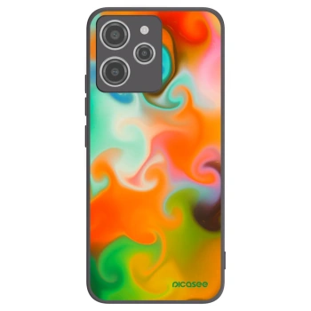 Picasee Μαύρη θήκη σιλικόνης για Xiaomi Redmi 12 4G - Juice