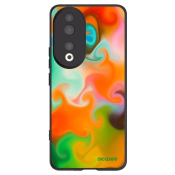 Picasee Μαύρη θήκη σιλικόνης για Honor 90 5G - Juice