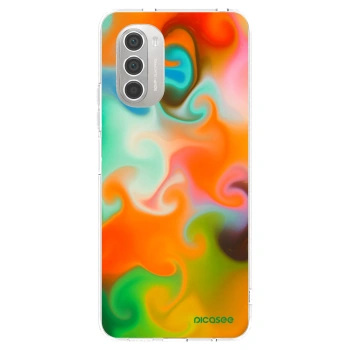 Picasee διαφανής θήκη σιλικόνης Motorola Moto G51 - Juice