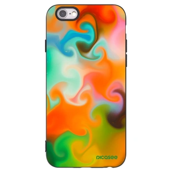 Picasee Μαύρη θήκη σιλικόνης για Apple iPhone 6/6S - Juice