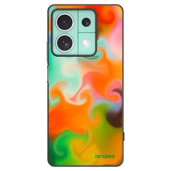 Picasee Μαύρη θήκη σιλικόνης για Xiaomi Redmi Note 13 5G - Juice