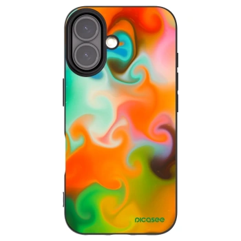 Picasee Μαύρη θήκη σιλικόνης για Apple iPhone 16 - Juice