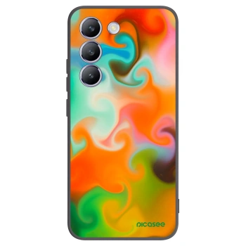 Picasee Μαύρη θήκη σιλικόνης για Vivo V40 SE 5G - Juice