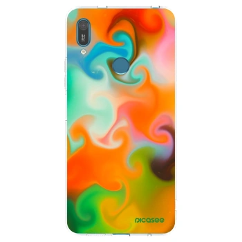 Picasee διαφανής θήκη σιλικόνης Huawei Y7 2019 - Juice