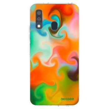 Picasee διαφανής θήκη σιλικόνης Samsung Galaxy A40 A405F - Juice