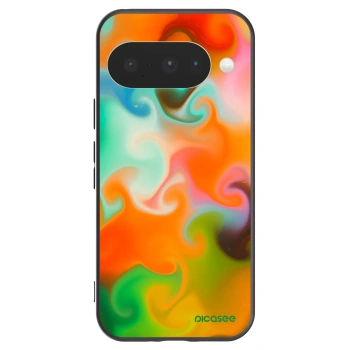 Picasee Μαύρη θήκη σιλικόνης για Google Pixel 10 - Juice