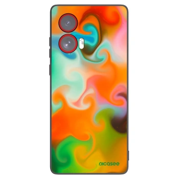 Picasee Μαύρη θήκη σιλικόνης για Motorola Edge 50 Fusion - Juice
