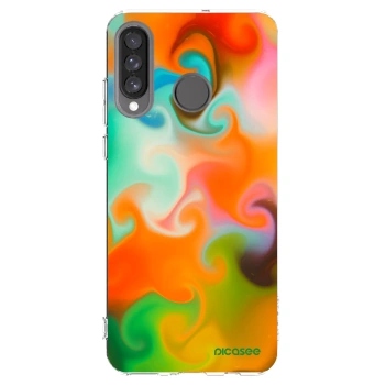 Picasee διαφανής θήκη σιλικόνης Huawei P30 Lite - Juice