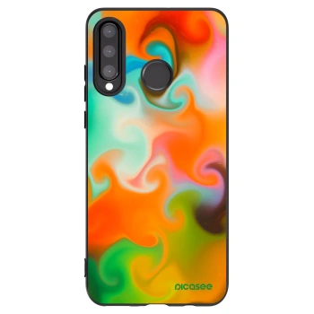Picasee Μαύρη θήκη σιλικόνης για Huawei P30 Lite - Juice