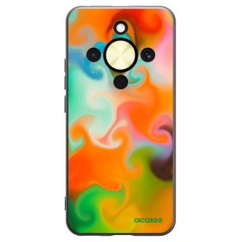 Picasee Μαύρη θήκη σιλικόνης για Honor Magic8 Lite 5G - Juice