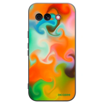 Picasee Μαύρη θήκη σιλικόνης για Google Pixel 10a - Juice