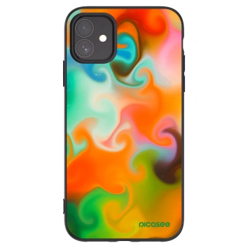 Picasee Μαύρη θήκη σιλικόνης για Apple iPhone 11 - Juice