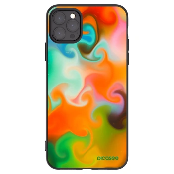 Picasee Μαύρη θήκη σιλικόνης για Apple iPhone 11 Pro Max - Juice