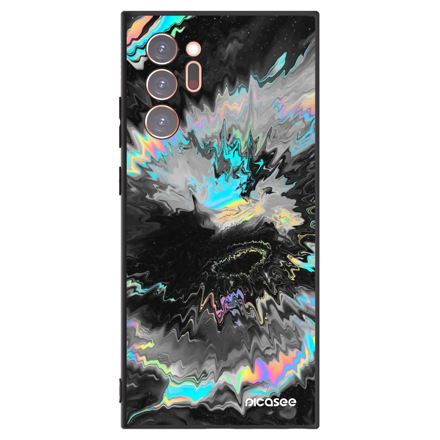 Picasee Μαύρη θήκη σιλικόνης για Samsung Galaxy Note 20 Ultra - Magnetic
