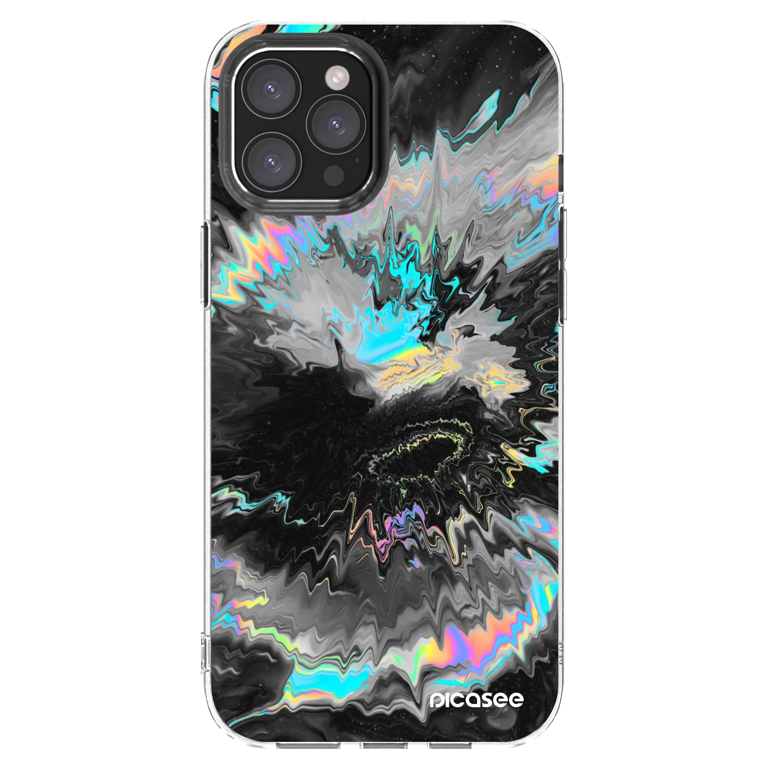 Picasee διαφανής θήκη σιλικόνης Apple iPhone 12 Pro Max - Magnetic