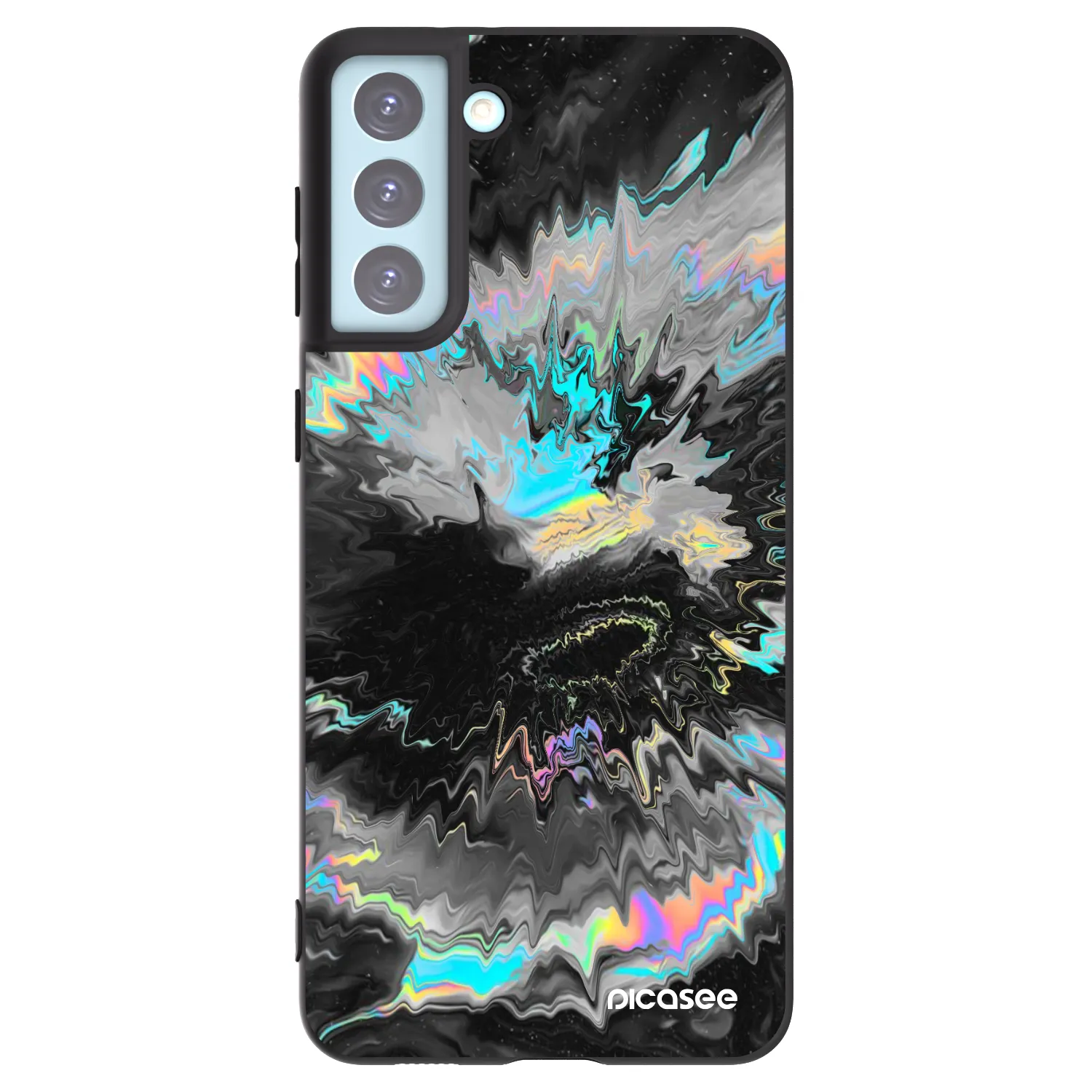 Picasee Μαύρη θήκη σιλικόνης για Samsung Galaxy S21+ 5G G996F - Magnetic