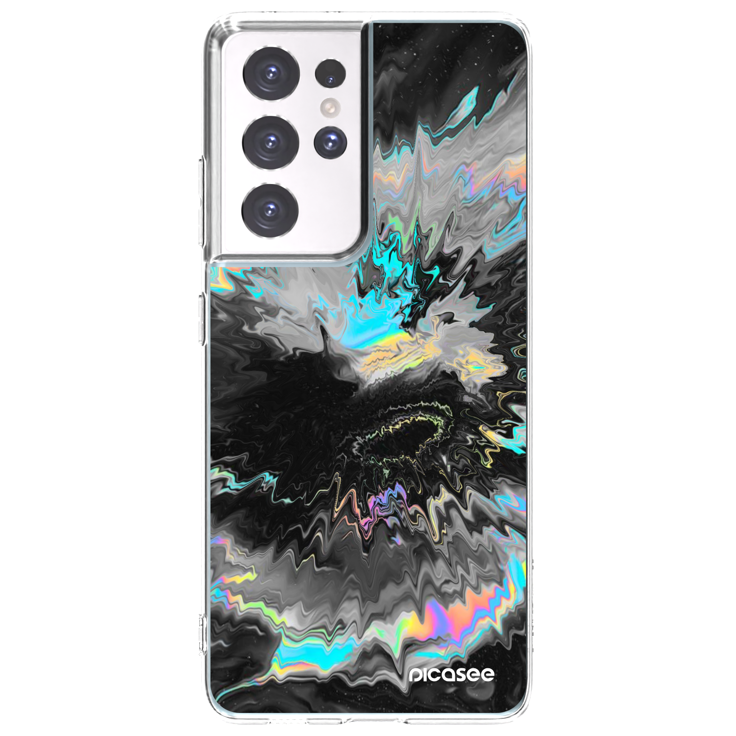 Picasee διαφανής θήκη σιλικόνης Samsung Galaxy S21 Ultra 5G G998B - Magnetic