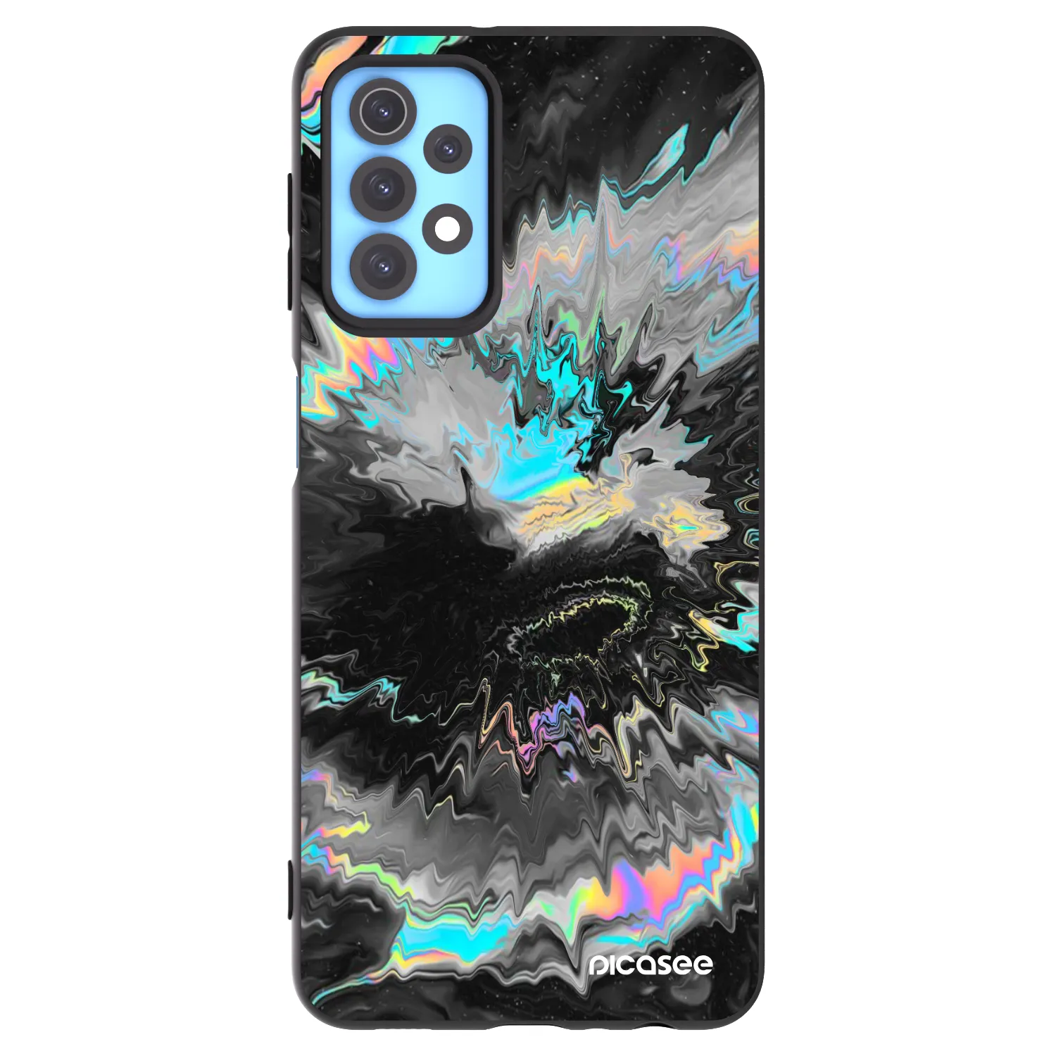 Picasee Μαύρη θήκη σιλικόνης για Samsung Galaxy A32 4G SM-A325F - Magnetic
