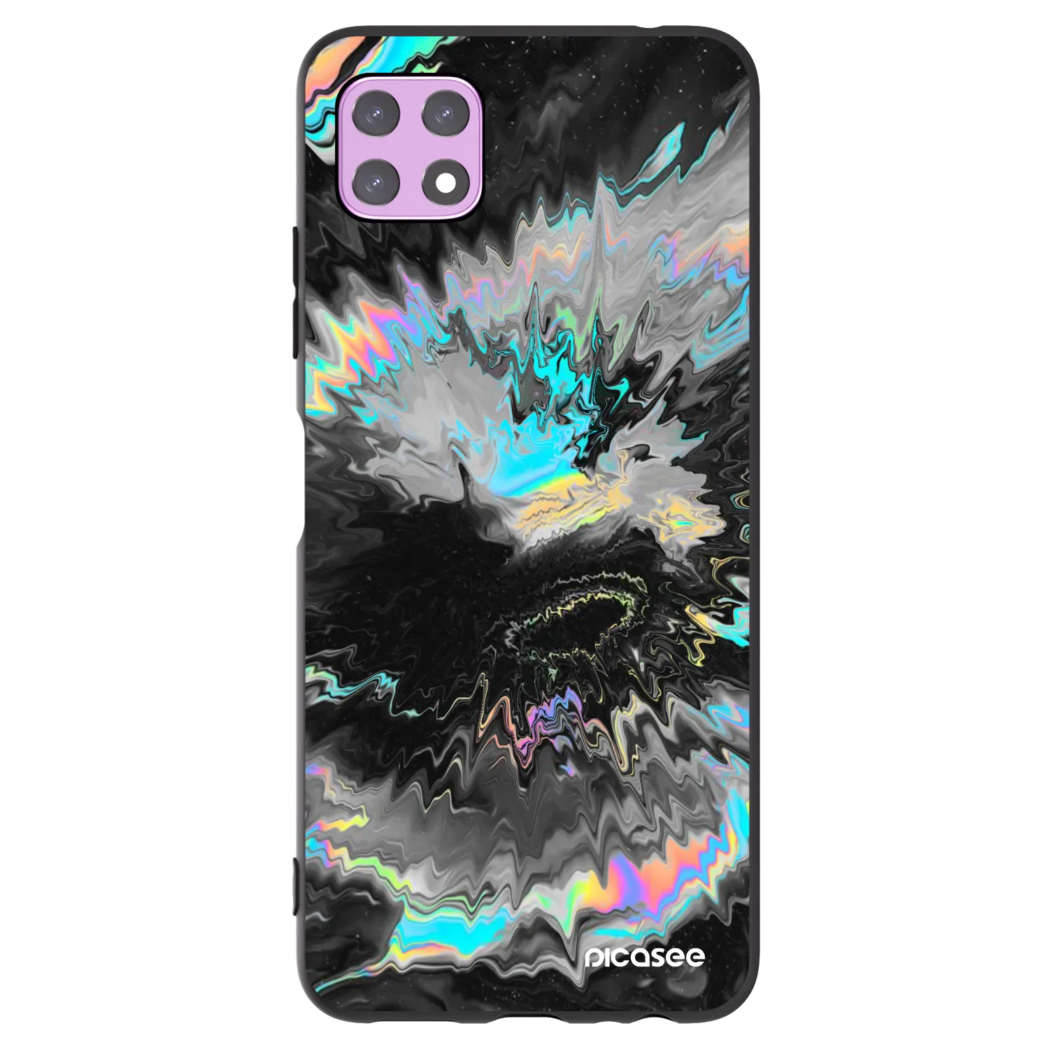 Picasee Μαύρη θήκη σιλικόνης για Samsung Galaxy A22 A226B 5G - Magnetic