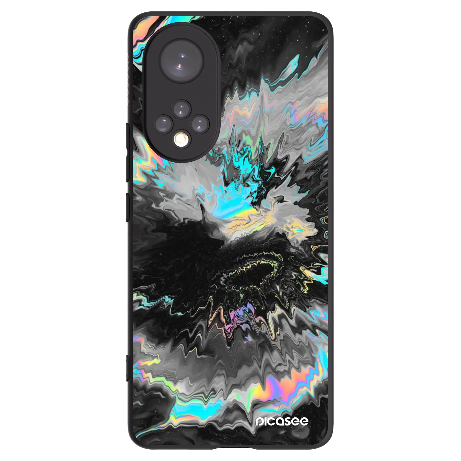 Picasee Μαύρη θήκη σιλικόνης για Huawei Nova 9 - Magnetic