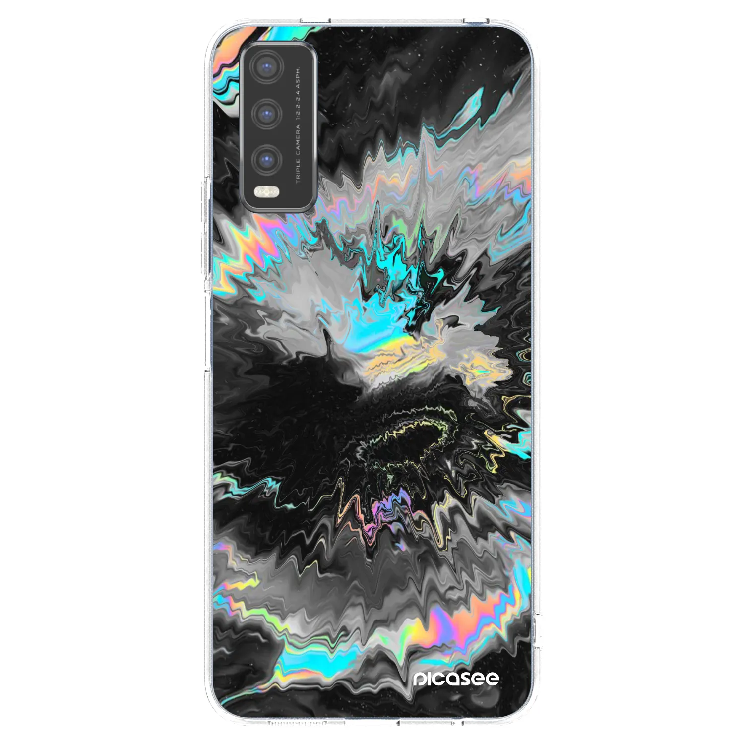 Picasee διαφανής θήκη σιλικόνης Vivo Y20s - Magnetic