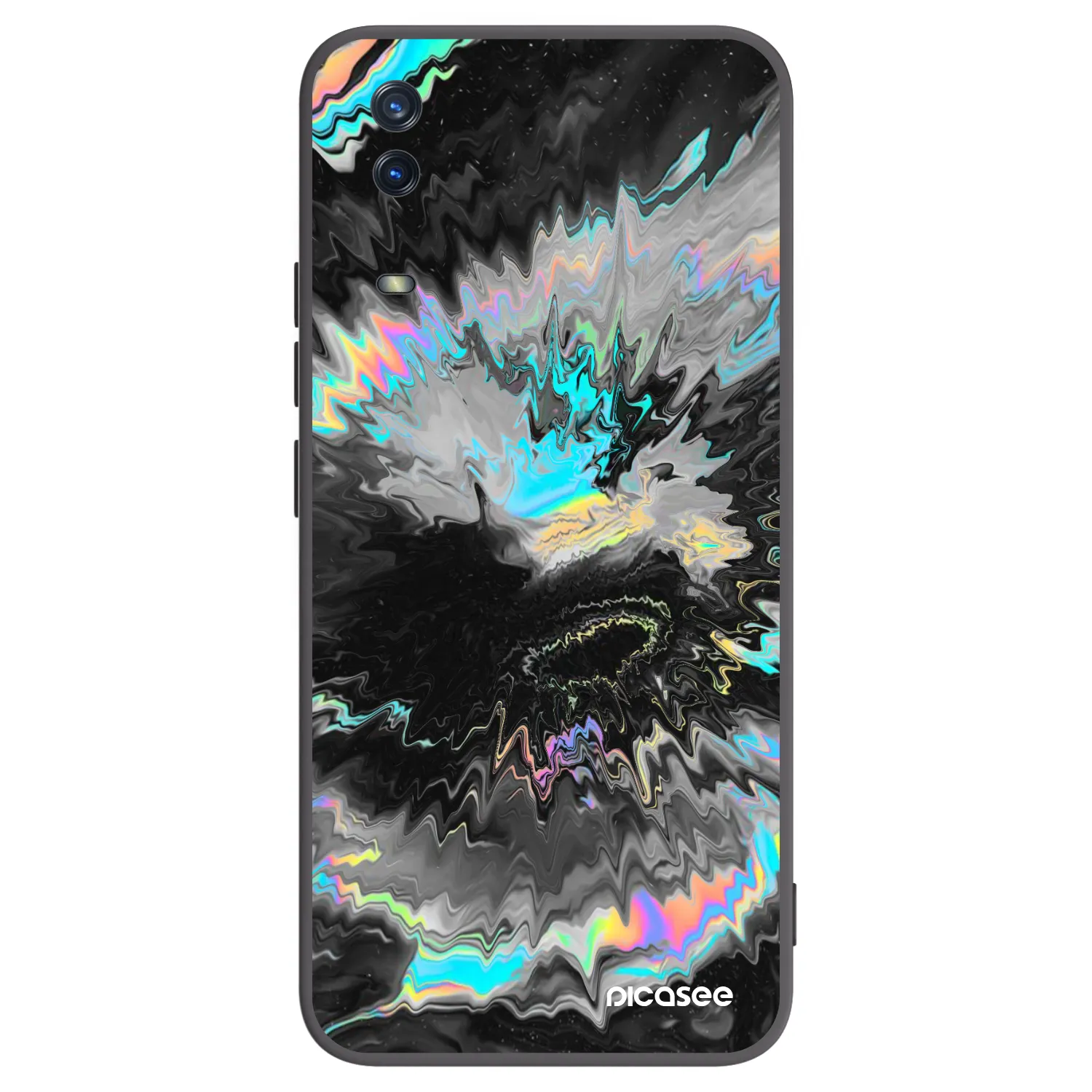 Picasee Μαύρη θήκη σιλικόνης για Vivo Y11s - Magnetic