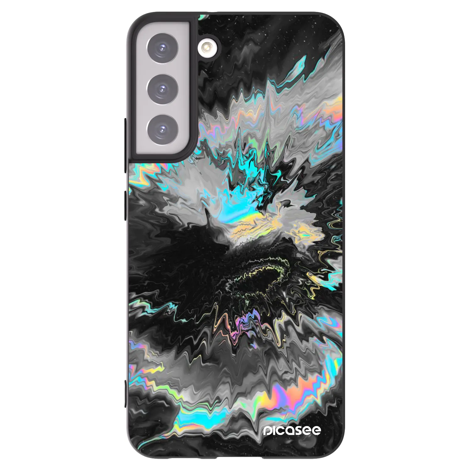 Picasee Μαύρη θήκη σιλικόνης για Samsung Galaxy S22+ 5G - Magnetic