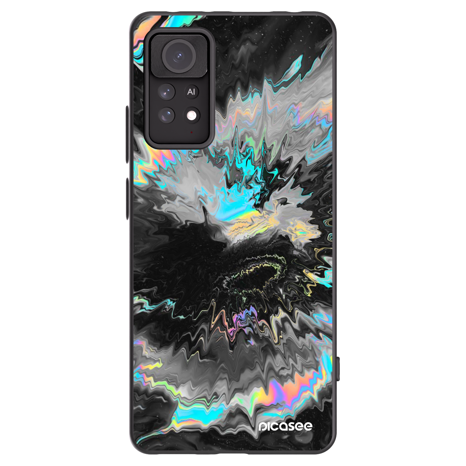 Picasee Μαύρη θήκη σιλικόνης για Xiaomi Redmi Note 11 Pro - Magnetic